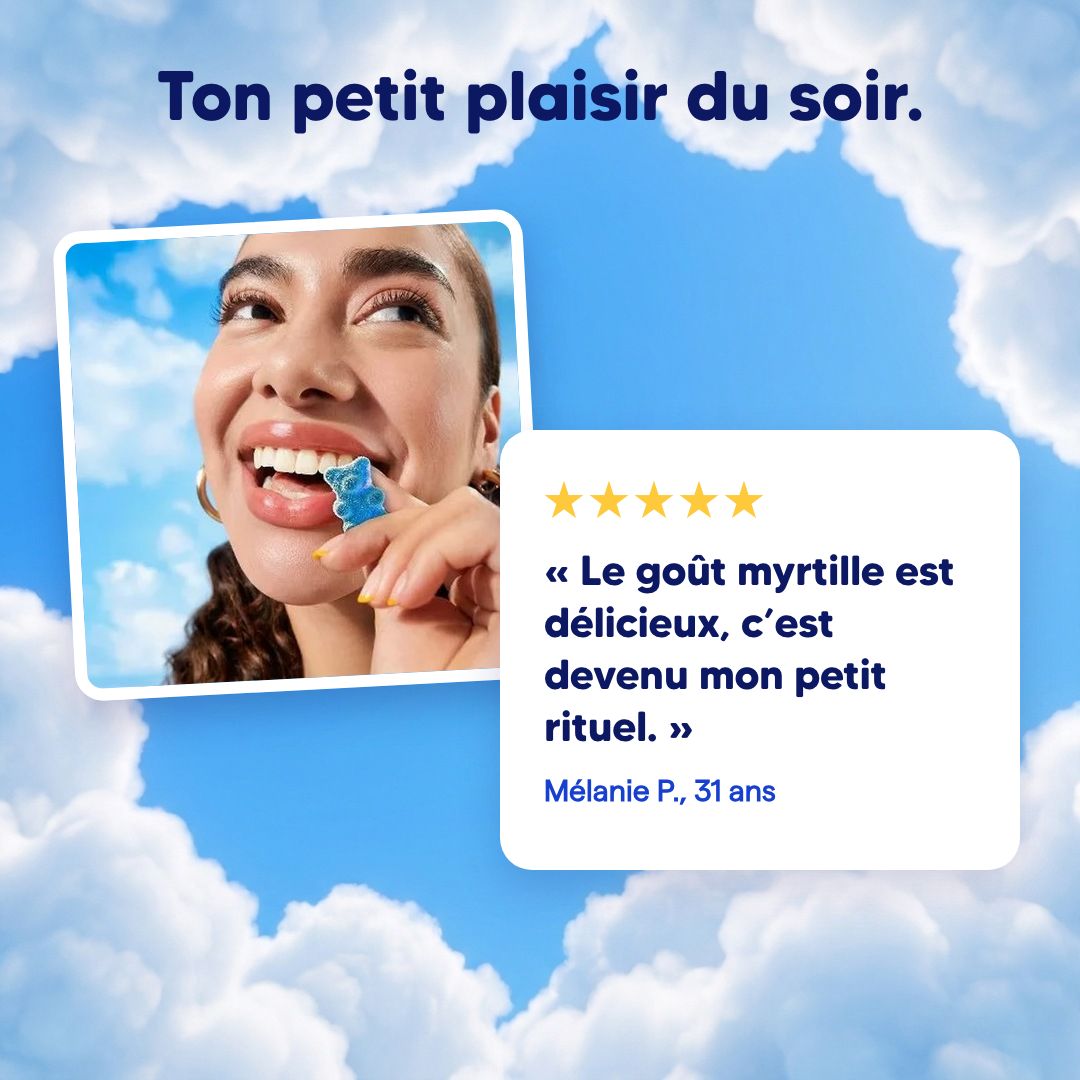 Ton petit plaisir du soir : avis client sur le goût myrtille